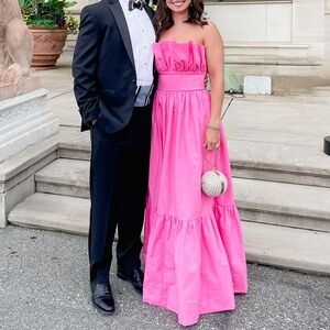 Sau Lee Nina Strapless Gown Pink